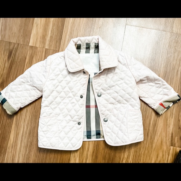 Burberry infant quilt jacket 6M